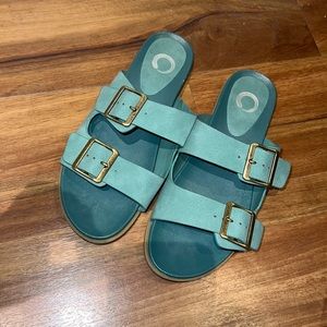 Teal/Green Sandal